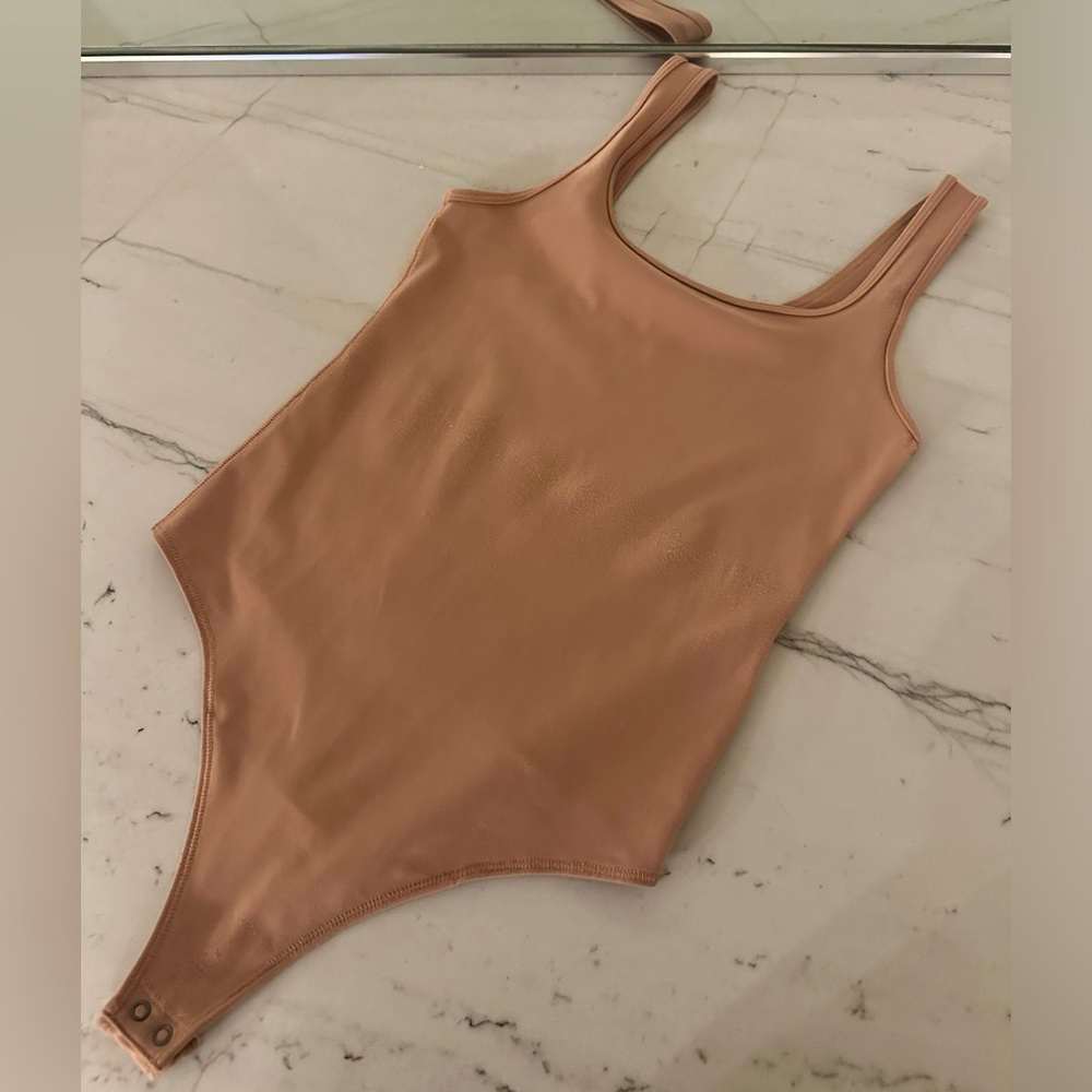 Abercrombie tan bodysuit. Size S l. Soft A&F Collection